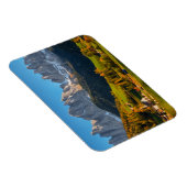 Kirche und Dorf mit Berglandschaft Magnet (Rechte Seite)