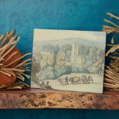 Kirche und Dorf St. Cue, Cornwall, c.181 Fotoplatte (Seite)