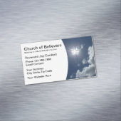 Kirche und Gebet Magnetische Visitenkarte (Beispiel)