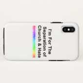 Kirche und Hass Case-Mate iPhone Hülle (Rückseite (Horizontal))