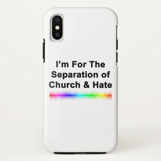 Kirche und Hass Case-Mate iPhone Hülle (Rückseite)