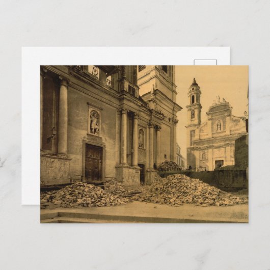 Kirche und Rubel, Sanremo, Ligurien, Italien Postkarte (Vorne/Hinten)