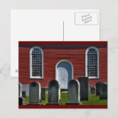 Kirche und Stein Postkarte (Vorne/Hinten)