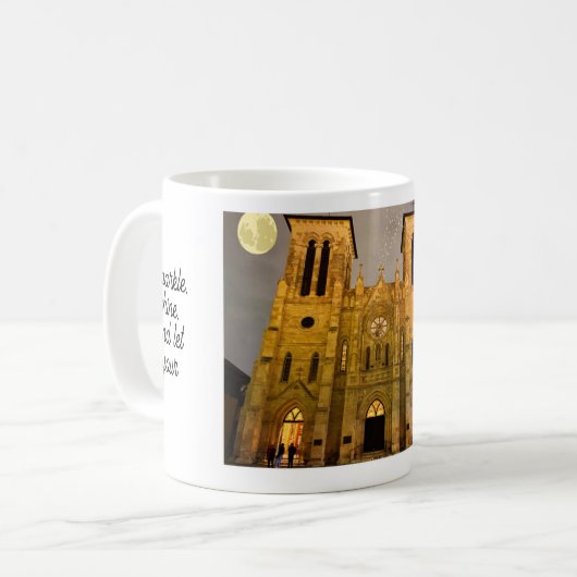 Kirche und Weihnachten Kaffeetasse (Vorderseite Links)