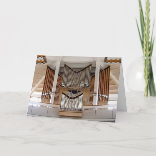 Kirche unserer Dame, Rumia Organkarte Karte (Vorderseite)