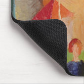 Kirche verziert mit Flaggen Mousepad (Ecke)