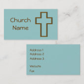 Kirche Visitenkarte (Vorne/Hinten)