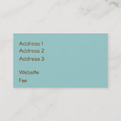 Kirche Visitenkarte (Rückseite)