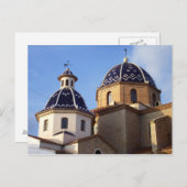 Kirche von Altea Postkarte (Vorne/Hinten)