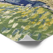 Kirche von Auvers Poster (Ecke)