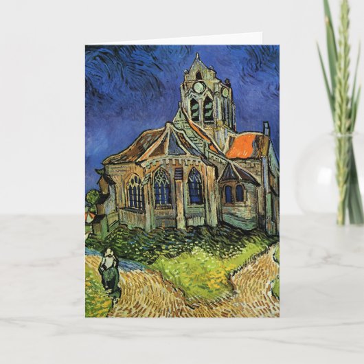 Kirche von Auvers-sur-Oise von Vincent van Gogh Karte (Vorderseite)