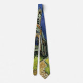 Kirche von Auvers-sur-Oise von Vincent van Gogh Krawatte (Rückseite)