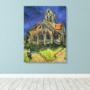 Kirche von Auvers-sur-Oise von Vincent van Gogh Leinwanddruck