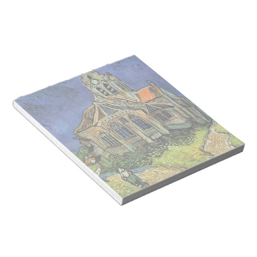 Kirche von Auvers-sur-Oise von Vincent van Gogh Notizblock (angewinkelt)