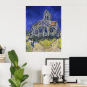 Kirche von Auvers-sur-Oise von Vincent Van Gogh Poster (Heimbüro)