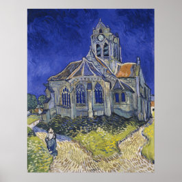 Kirche von Auvers-sur-Oise von Vincent Van Gogh Poster