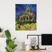 Kirche von Auvers-sur-Oise von Vincent van Gogh Poster (Heimbüro)