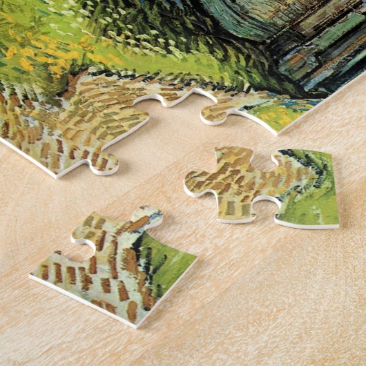 Kirche von Auvers-sur-Oise von Vincent van Gogh Puzzle (Seite)