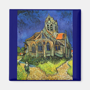 Kirche von Auvers Van Gogh Magnet