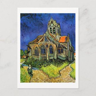 Kirche von Auvers Van Gogh Postkarte