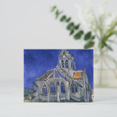 Kirche von Auvers von Van Gogh Gemälde Art Postkarte (Stehend Vorderseite)