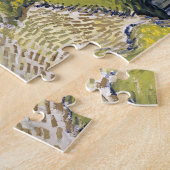 Kirche von Auvers von Van Gogh Gemälde Art Puzzle (Seite)