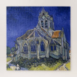 Kirche von Auvers von Van Gogh Gemälde Art Puzzle<br><div class="desc">Die Kirche in Auvers-sur-Oise,  Aussicht von der Chevet von Vincent van Gogh</div>
