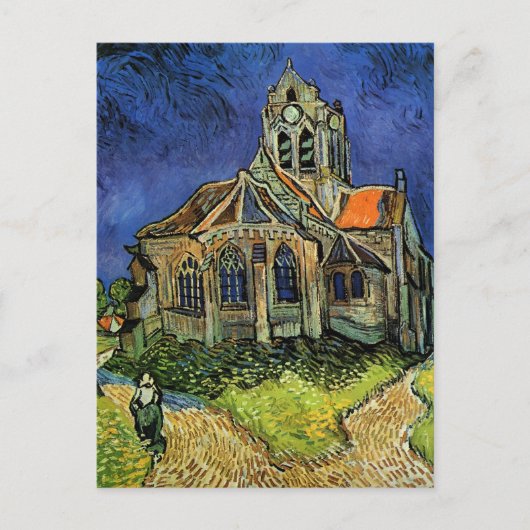 Kirche von Auvers von Vincent van Gogh Postkarte (Vorderseite)