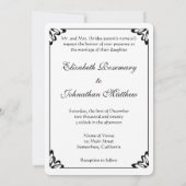 Kirche von Auvers von Vincent van Gogh Wedding Einladung (Rückseite)