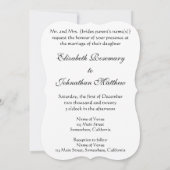 Kirche von Auvers von Vincent van Gogh Wedding Einladung (Rückseite)