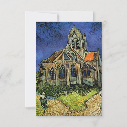 Kirche von Auvers von Vincent van Gogh Wedding Save The Date (Vorderseite)