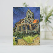 Kirche von Auvers von Vincent van Gogh Wedding Save The Date (Stehend Vorderseite)