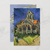 Kirche von Auvers von Vincent van Gogh Wedding Save The Date (Vorne/Hinten)