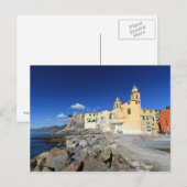 Kirche von Camogli Postkarte (Vorne/Hinten)