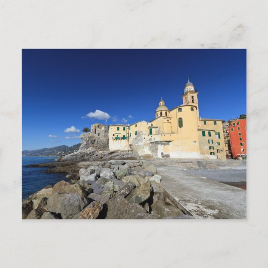 Kirche von Camogli Postkarte (Vorderseite)