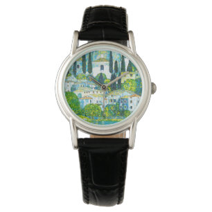 Kirche von Cassone Gustav Klimt Armbanduhr