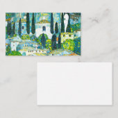 Kirche von Cassone Gustav Klimt Begleitkarte (Vorne/Hinten)