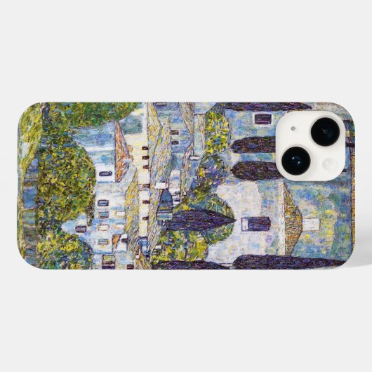 Kirche von Cassone, Gustav Klimt Case-Mate iPhone Hülle (Rückseite (Horizontal))