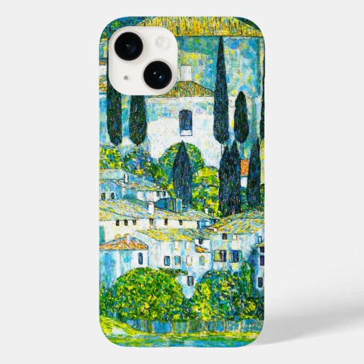 Kirche von Cassone Gustav Klimt Case-Mate iPhone Hülle (Rückseite)