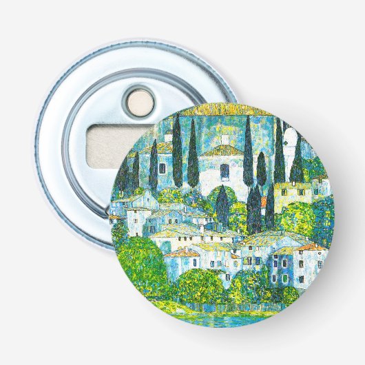 Kirche von Cassone Gustav Klimt Flaschenöffner (Vorderseite)