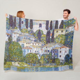 Kirche von Cassone, Gustav Klimt Fleecedecke