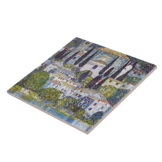 Kirche von Cassone, Gustav Klimt Fliese (Seite)