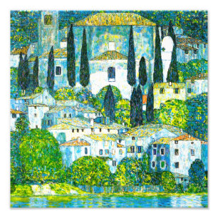 Kirche von Cassone Gustav Klimt Fotodruck