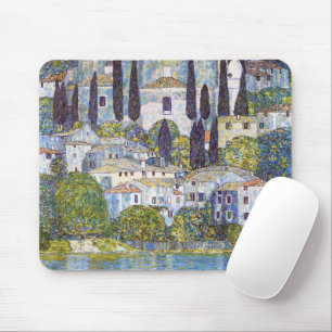 Kirche von Cassone, Gustav Klimt Mousepad