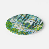 Kirche von Cassone Gustav Klimt Pappteller (Schrägansicht)