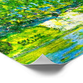 Kirche von Cassone Gustav Klimt Poster (Ecke)