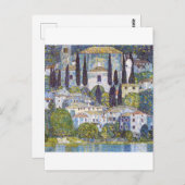 Kirche von Cassone, Gustav Klimt Postkarte (Vorne/Hinten)