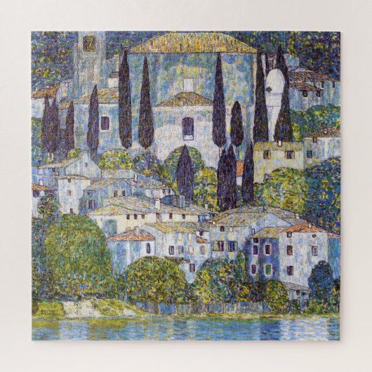 Kirche von Cassone, Gustav Klimt Puzzle (Vertikal)