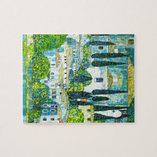 Kirche von Cassone Gustav Klimt Puzzle (Horizontal)