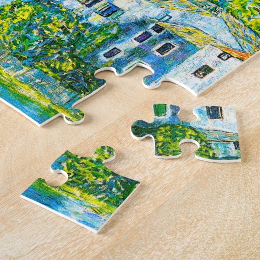 Kirche von Cassone Gustav Klimt Puzzle (Seite)